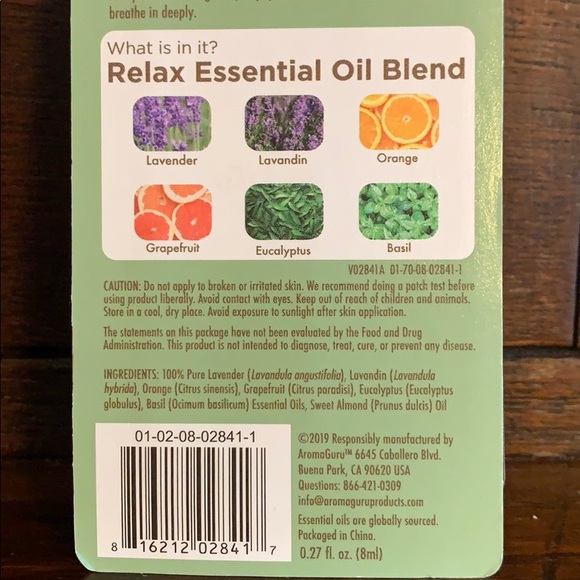 AromaGuru Essential Oil Relax Blend - Picture 4 of 4